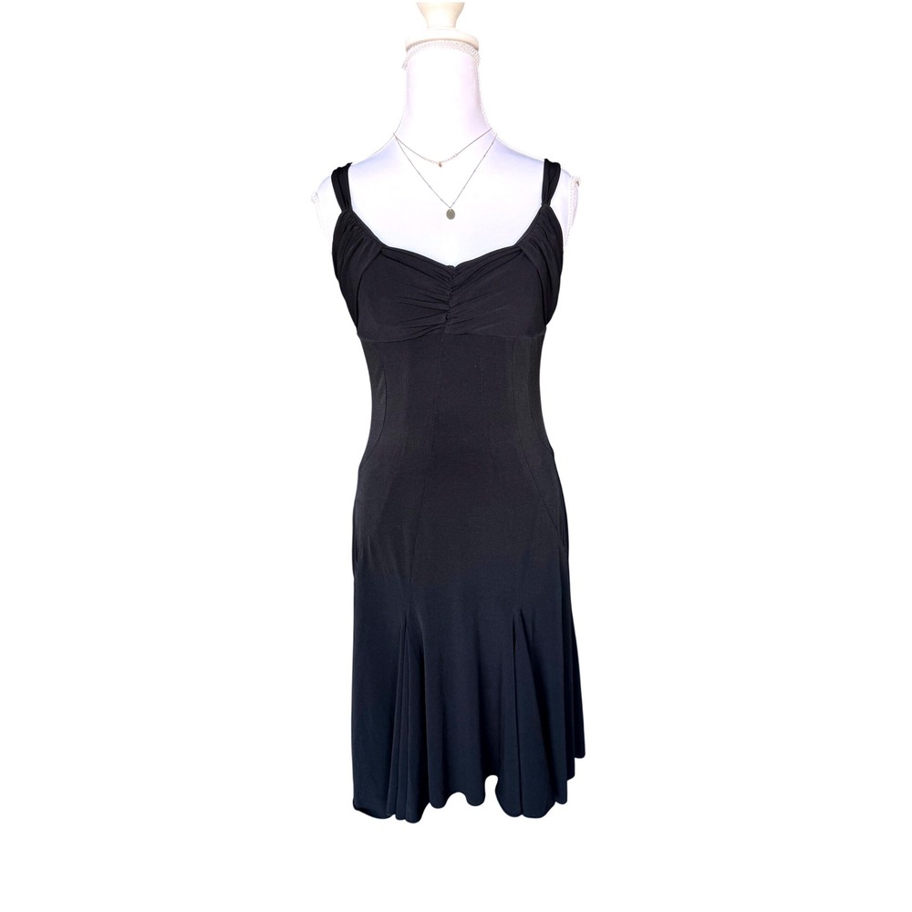 XOXO Collection Y2K Black Dress Sweetheart Vintage Date Night Asymmetrical Small